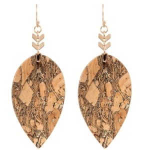 New Soft faux leather earrings